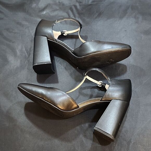 BRAND NEW MARC FISHER MFCYRENE-R T-STRAP BLOCK-HEEL PUMP G1 - Picture 7 of 15